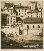 Charles Meryon (1821-1868) - La Morgue Etching and drypoint, printed in brownish black ink, on
