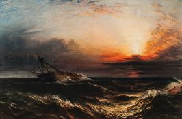 Edwin Hayes (1820-1904) - Drifting Oil on canvas Signed and indistinctly dated   1891    lower