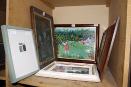 Five original artworks by various 20th Century artists -5