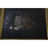 G.. Tucker A still life with bread Oil on canvas Signed lower right 49cm x 60cm Best Bid