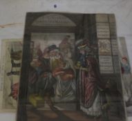 After Robert Dighton The Lottery Contrast Mezzotint, with hand-colouring, on laid paper, 1794,