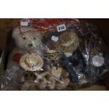 Two modern Steiff teddy bears and three New Zealand teddy bears -5