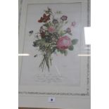 After Jean Louis Prevost II (1760-1815) Floral studies Colour prints, a pair 47cm x 31cm