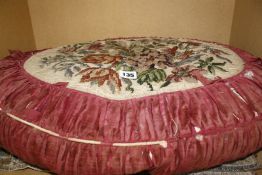 Four tapestry panels and a Victorian tapestry cushion (AF) -5