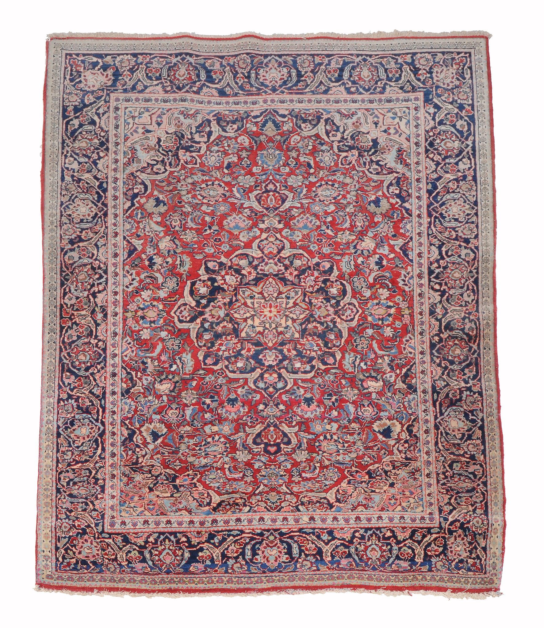 A Kashan rug, approximately 194 x 138cm  A Kashan rug,   approximately 194 x 138cm