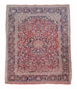 A Kashan rug, approximately 194 x 138cm  A Kashan rug,   approximately 194 x 138cm