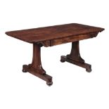 A George IV mahogany library table , circa 1825  A George IV mahogany library table  , circa 1825,