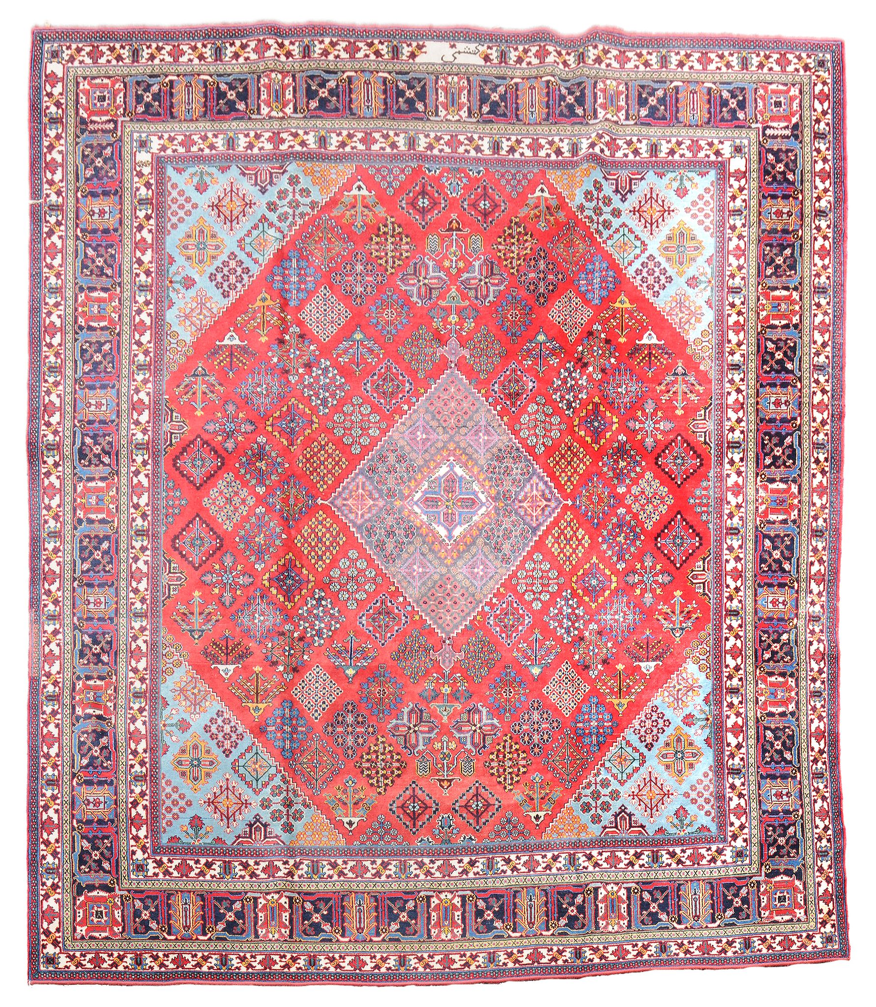 A Joshagan carpet, signed, approximately 280cm x 340cm  A Joshagan carpet,   signed, approximately