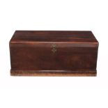 A Victorian mahogany blanket chest , circa 1850  A Victorian mahogany blanket chest  , circa 1850,