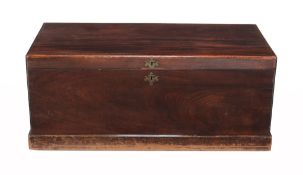 A Victorian mahogany blanket chest , circa 1850  A Victorian mahogany blanket chest  , circa 1850,