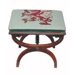 A W illiam IV rosewood x-frame stool , circa 1835  A  W illiam IV rosewood x-frame stool ,   circa
