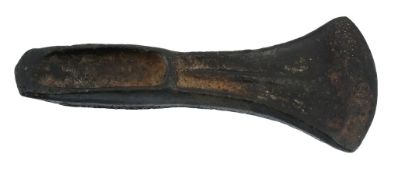 A Bronze Age unlooped palstave, with crescentic cutting edge A Bronze Age unlooped palstave, with