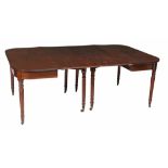 A Regency mahogany dining table , circa 1815  A Regency mahogany dining table  , circa 1815, the top