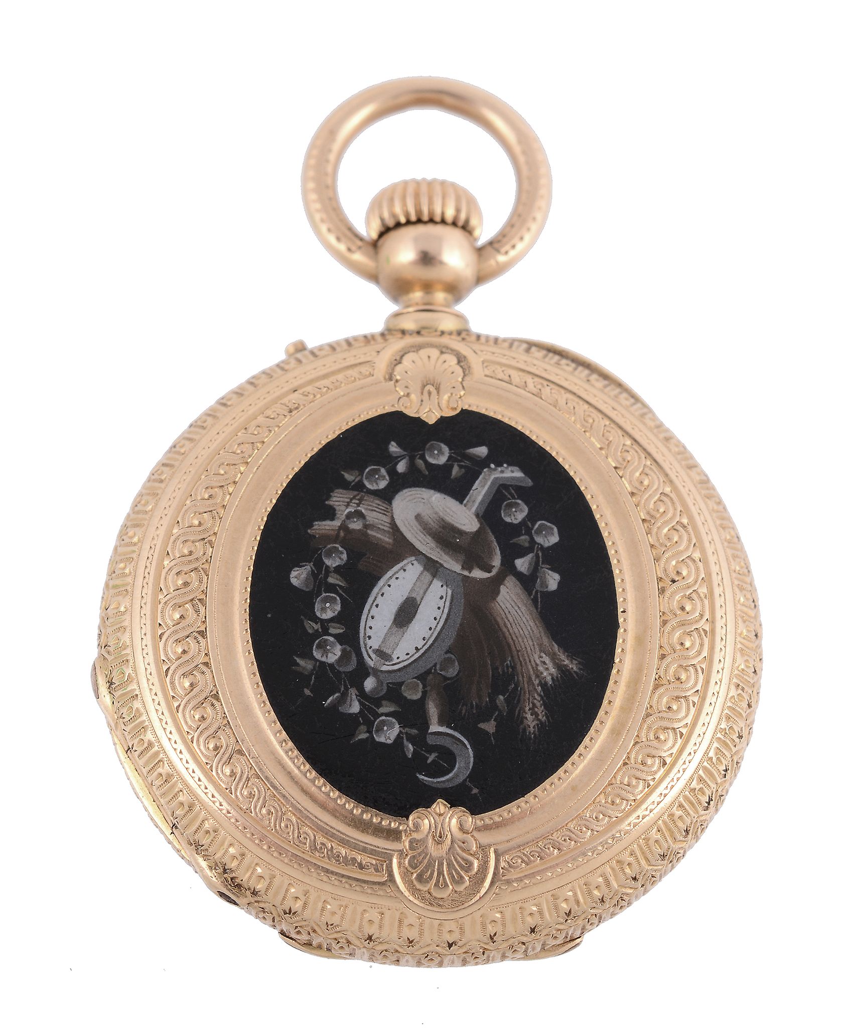 Henry Capt, an 18 carat gold keyless wind full hunter pocket watch, no. 25189, Swiss lever - Image 4 of 4