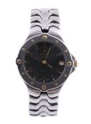 Ebel, Sportwave, ref. E6187631, a stainless steel quartz centre second bracelet watch with date,