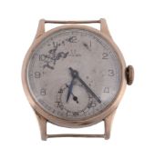 Omega, ref. 13322, a 9 carat gold wristwatch, no. 67402, hallmarked Birmingham 1966, manual wind