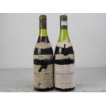 Chapelle Chambertin 1978 Domaine Clair-Dau 2 bts 1 vts 1 ms  Chapelle Chambertin 1978  Domaine