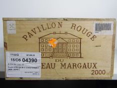 Pavillon Rouge de Chateau Margaux 2000 Margaux 12 bts OWC  Pavillon Rouge de Chateau Margaux 2000
