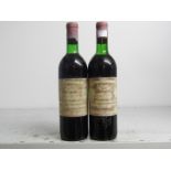 Chateau Cheval Blanc 1969 St Emilion 2 bts Faded Labels both TS  Chateau Cheval Blanc 1969   St