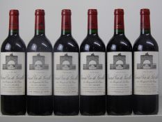 Chateau Leoville Las Cases 2001 St Julien 6 bts  Chateau Leoville Las Cases 2001  St Julien  6 bts