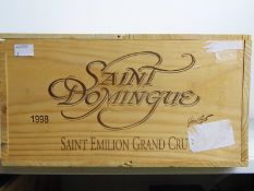 Chateau Saint Dominique 1998 Saint Emilion GCC 12 bts OWC IN BOND  Chateau Saint Dominique 1998