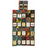 A selection of Speymalt Miniatures in tartan packaging to include Old Elgin...  A selection of