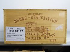 Chateau Ducru Beaucaillou 1999 Saint Julien 12 bts OWC IN BOND  Chateau Ducru Beaucaillou 1999 Saint