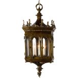 A Pair of Renaissance Revival Hanging Lanterns England circa 1880, in the Renaissance style, each