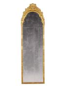 An Unusual Early 18th Century German Pier Mirror Germany circa 1720, with elaborate carved and