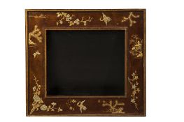 A Pair of Lacquered Frames China circa 1850
