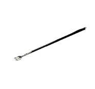 A Silver Mounted Toasting Fork England circa 1805,  the turned ebony shaft with acorn finial and