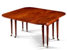A Regency Mahogany Extending Dining Table England circa 1805, attributed to Gillows of Lancaster,