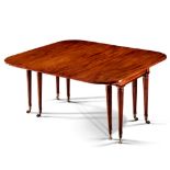 A Regency Mahogany Extending Dining Table England circa 1805, attributed to Gillows of Lancaster,