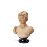 A Terracotta Bust of a Young Girl France circa 1810, attributed to Joseph Chinard   of a young