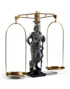 A Pair of Early 19th Century Apothecary Century Scales England circa 1820, in precisely fashioned