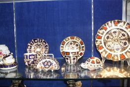 A collection of Royal Crown Derby, to include a tortoise paperweight (gold stopper), a frog