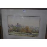 A.. R.. Kennedy (20th Century) A view of St Albans Watercolour Signed lower right and dated 1977