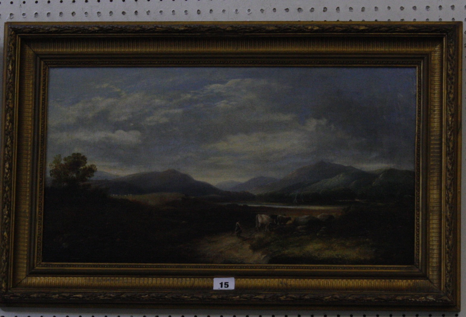W.. Porteus (19th Century) View in Perthshire Oil on canvas Inscribed verso and dated 1867 29cm x