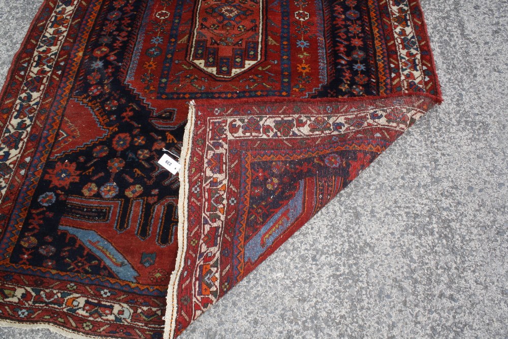 A vintage Persian Koliayi rug 234 x 147cm - Image 2 of 2