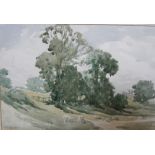 W. H. Allcott (?) (20th Century) Sheep grazing in a field Watercolour Signed lower left 28cm x 38cm;