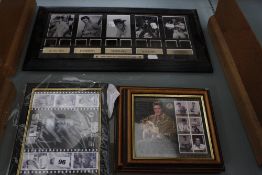 Elvis Presley collectors items to include; 'Elvis Presley - Through the Ages', framed film stills