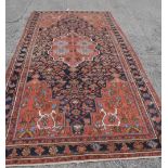 An antique Persian Malayer carpet 349 x 161cm