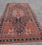 An antique Persian Malayer carpet 349 x 161cm