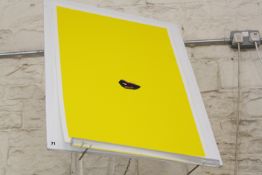 * Gavin Turk (b.1967) 'Yellow Sneer' Limited edition print 29/30 Signed in pencil to the margin