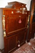 An Empire style secretaire a abattant with a well appointed fitted interior.118cm x 160cm.