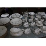 A Noritake part dinner and tea service, Chatham pattern, a Noritake part coffee set (Violette