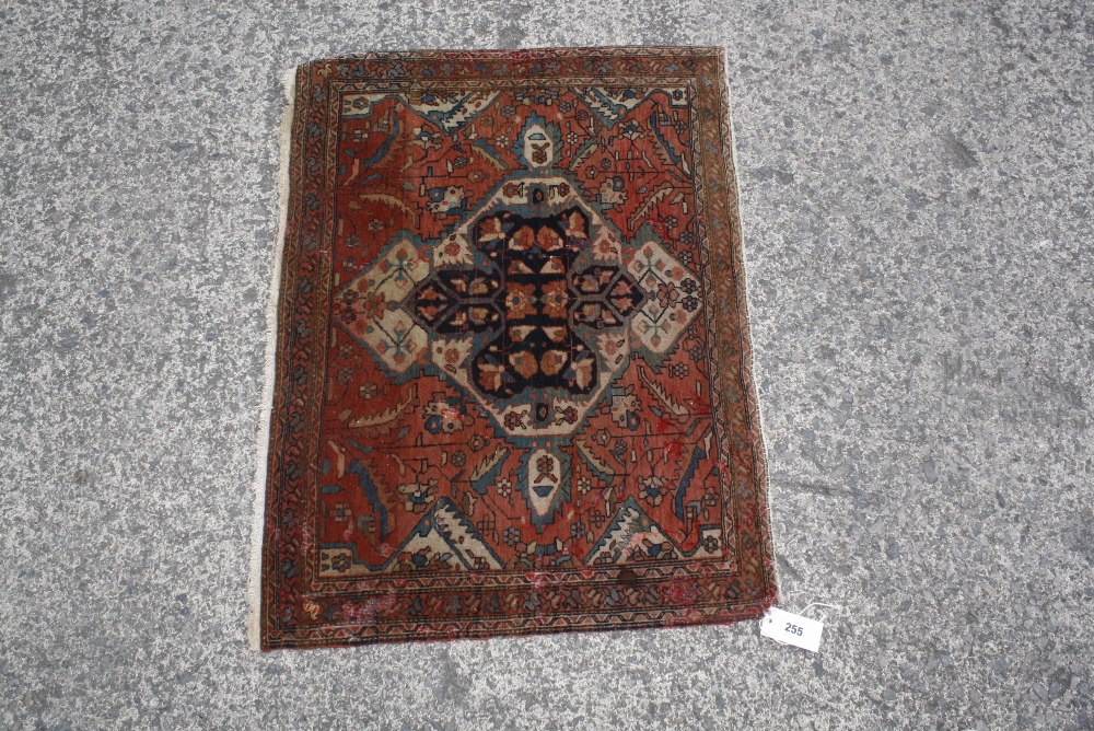 An antique Persian Feraghan 81 x 60cm