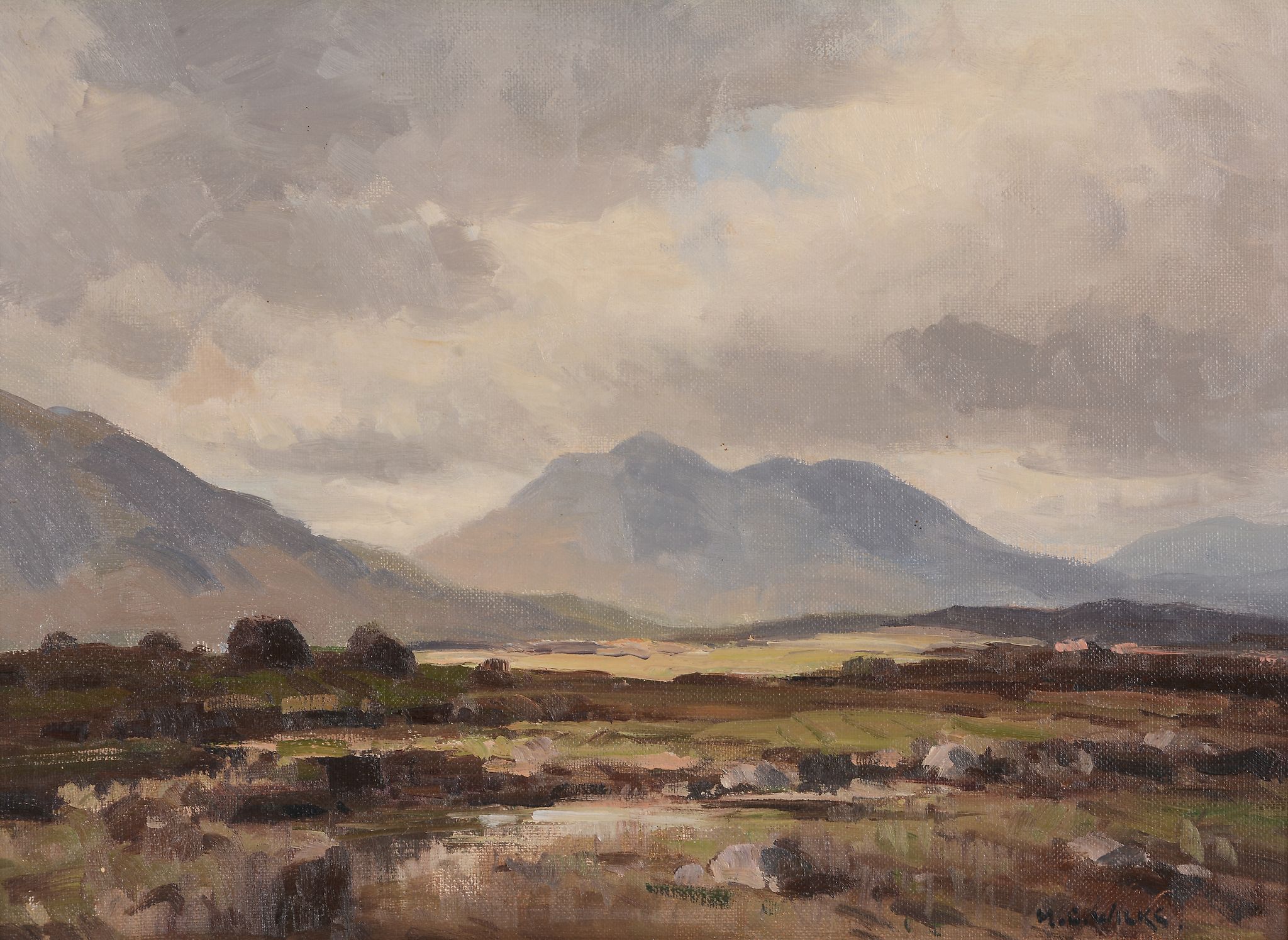 Maurice Canning Wilks (1910–1984) - Connemara Oil on canvas Signed lower right, title inscribed on