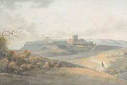 John 'of Canterbury' Martin (fl. 1782-1808) - Dover Castle Watercolour  Signed and dated   1805  ,