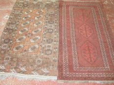 A Persian carpet, and another Persian rug £100-150